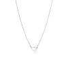 Stalen Ketting Met Hart Emaille Wit -SieradenSpot Korting stalen ketting met hart emaille wit