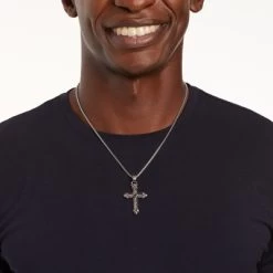 Stalen Ketting Met Kruis -SieradenSpot Korting stalen ketting met kruis 3
