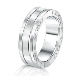 Stalen Vriendschapsring Venice Heren