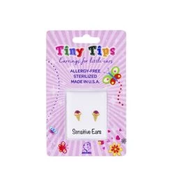 Tiny Tips Stalen Goldplated Oorbellen Roze Ijsjes -SieradenSpot Korting tiny tips stalen goldplated oorbellen roze ijsjes 3
