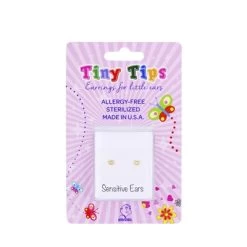 Tiny Tips Stalen Goldplated Oorbellen Zirkonia 2mm -SieradenSpot Korting tiny tips stalen goldplated oorbellen zirkonia 2mm 3