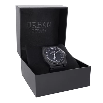 Urban Story Horloge Met Leren Band 8 Urban Story Horloge Met Leren Band - Afbeelding 6