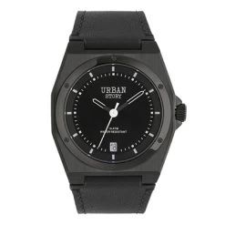 Urban Story Horloge Met Leren Band