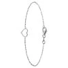 Zilveren Armband Open Hart -SieradenSpot Korting zilveren armband open hart