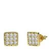 Zilveren Goldplated Oorbellen Zirkonia Vierkant 8mm 2 Zilveren Goldplated Oorbellen Zirkonia Vierkant 8mm -SieradenSpot Korting zilveren goldplated oorbellen zirkonia vierkant 8mm