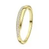Zilveren Goldplated Ring Met Zirkonia 1 Zilveren Goldplated Ring Met Zirkonia -SieradenSpot Korting zilveren goldplated ring met zirkonia