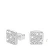 Zilveren Heren Oorbellen Met Zirkonia Vierkant 8mm -SieradenSpot Korting zilveren heren oorbellen met zirkonia vierkant 8mm