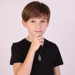 Zilveren Jongens Zegelring -SieradenSpot Korting zilveren jongens zegelring 2