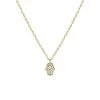 Zilveren Ketting Goldplated Hand Van Fatima Met Zirkonia -SieradenSpot Korting zilveren ketting goldplated hand van fatima met zirkonia