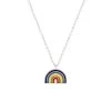 Zilveren Ketting Met Hanger Enamel Regenboog K3 -SieradenSpot Korting zilveren ketting met hanger enamel regenboog k3