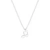 Zilveren Ketting Met Hanger Muzieknoot K3 -SieradenSpot Korting zilveren ketting met hanger muzieknoot k3