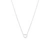 Zilveren Ketting Met Hanger Open Hart -SieradenSpot Korting zilveren ketting met hanger open hart