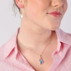 Zilveren Ketting&hanger Kristal AB -SieradenSpot Korting zilveren kettingenhanger kristal ab 1