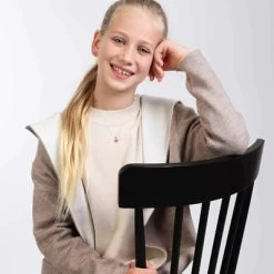 Zilveren Kinderketting Hart Roze Kristal -SieradenSpot Korting zilveren kinderketting hart roze kristal 4