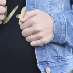 Zilveren Kinderring 2harten -SieradenSpot Korting zilveren kinderring 2harten 1