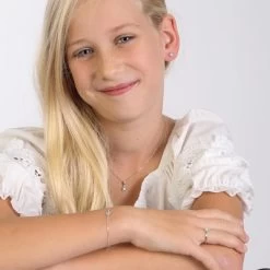 Zilveren Kinderring Bloem Met Roze Zirkonia -SieradenSpot Korting zilveren kinderring bloem met roze zirkonia 1