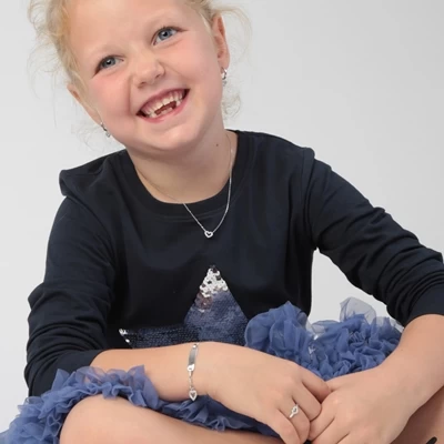 Zilveren Kinderring Met Zirkonia 4 Zilveren Kinderring Met Zirkonia - Afbeelding 2