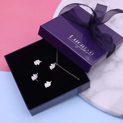 Zilveren Kinderring Unicorn Emaille 7 Zilveren Kinderring Unicorn Emaille - Afbeelding 5