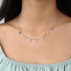 Zilveren Naamchoker Bedel Letters 8 Zilveren Naamchoker Bedel Letters -SieradenSpot Korting zilveren naamchoker bedel letters 1