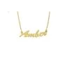Zilveren Naamketting Goldplated 2 Zilveren Naamketting Goldplated -SieradenSpot Korting zilveren naamketting goldplated