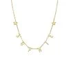 Zilveren Naamketting Goldplated Sterren 1 Zilveren Naamketting Goldplated Sterren -SieradenSpot Korting zilveren naamketting goldplated sterren