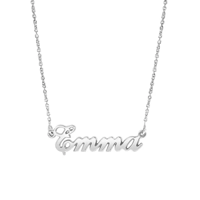 Zilveren Naamketting Julia Small 3 Zilveren Naamketting Julia Small