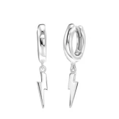 Zilveren Oorbellen Galaxy Bliksemschicht