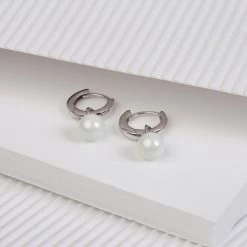 Zilveren Oorbellen Met Parel -SieradenSpot Korting zilveren oorbellen met parel 2