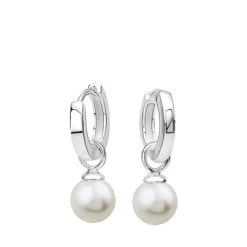 Zilveren Oorbellen Met Parel
