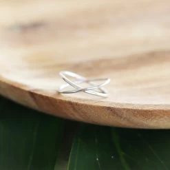 Zilveren Ring Gekruist Rhodiumplated -SieradenSpot Korting zilveren ring gekruist rhodiumplated 2