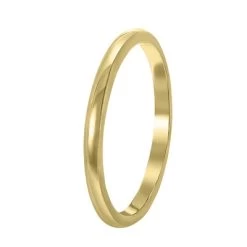 Zilveren Ring Goldplated