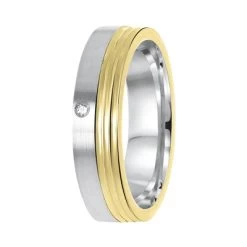 Zilveren Vriendschapsring Bilbao Dames Zirkonia